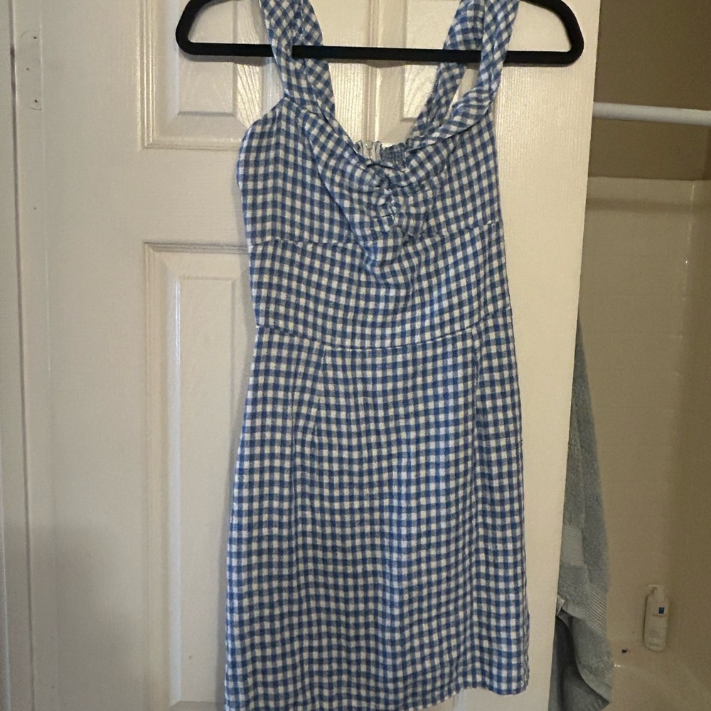 Reformation Checkered Mini dress